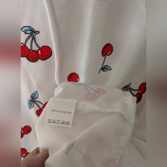 NWOT Cherry-print Hoodie - Picture 5 of 9